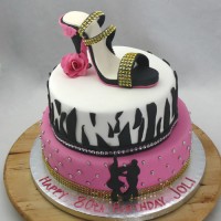Girlie Glamour Shoe Dance Cake